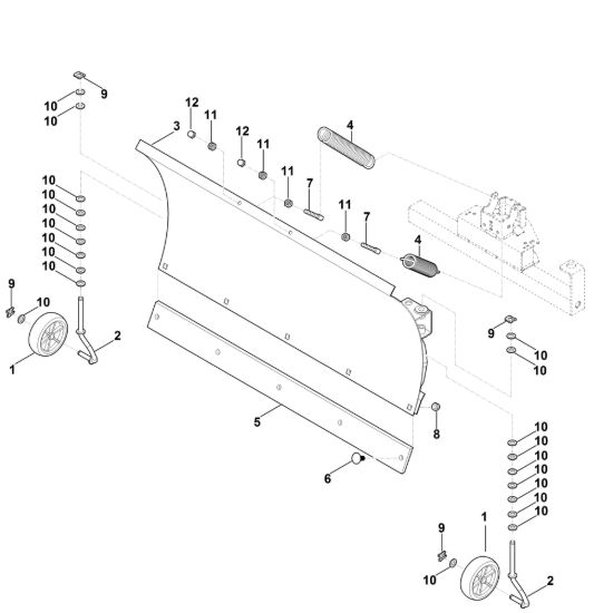 Picture of A - Scudo spazzaneve ASP 100.0