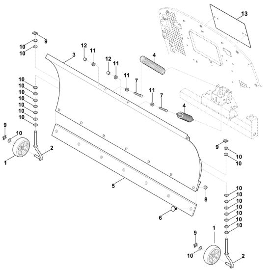 Picture of A - Scudo spazzaneve ASP 125.0
