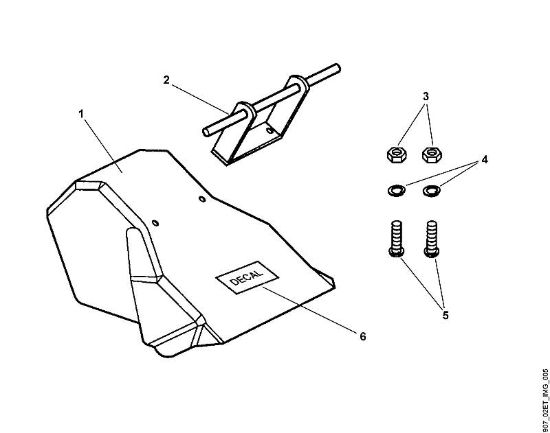 A - Deflettore Parti accessorie DPS 880 della marca Viking