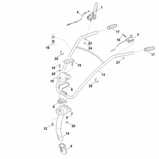 Picture of A - Manubrio HB 445.2
