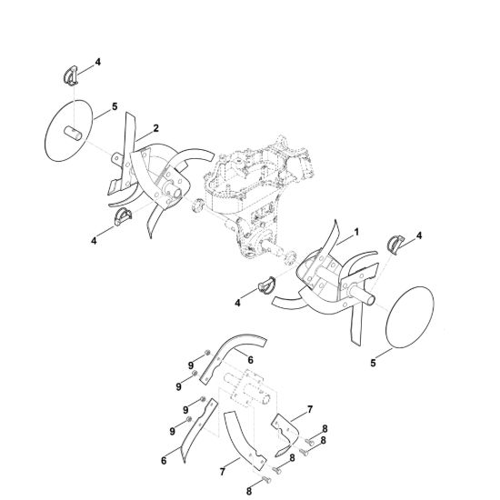 Picture of F - Set di zappatura HB 560.1