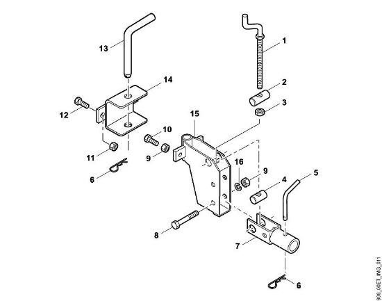 A - Elemento regolatore Parti accessorie AVK 600 della marca Viking