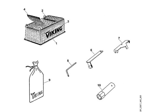 E - Attrezzi GE GE 115 della marca Viking