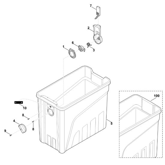 Picture of E - Contenitore per trituratore GE 140.0 L