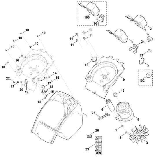 Picture of B - Corpo, Elettromotore GE 250.1 S