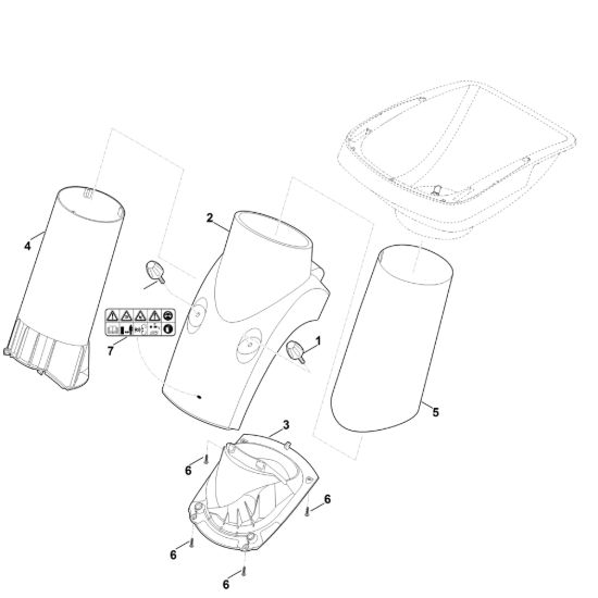 Picture of B - Parte inferiore imbuto GE 355