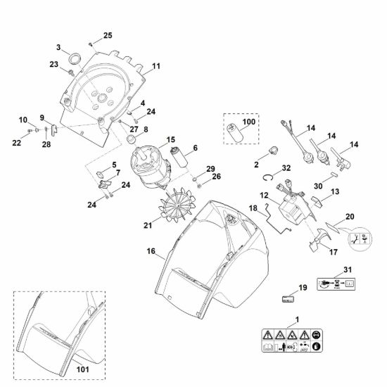 Picture of C - Corpo, Elettromotore GE 355