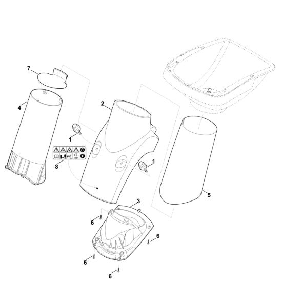 Picture of B - Parte inferiore imbuto GE 355.1