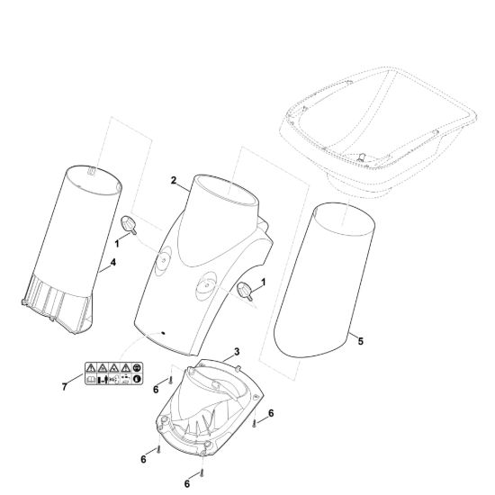 Picture of B - Parte inferiore imbuto GE 375