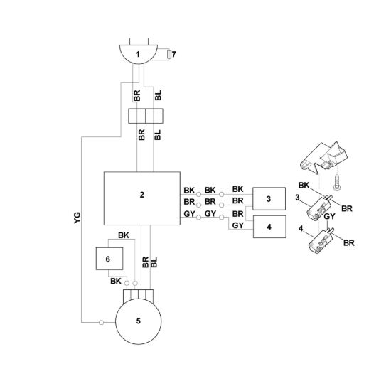 Picture of I - Schema elettrico GE 420.1 GE 420.1