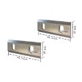 Coppia di Lame Forgiate per cippatore FM6DD