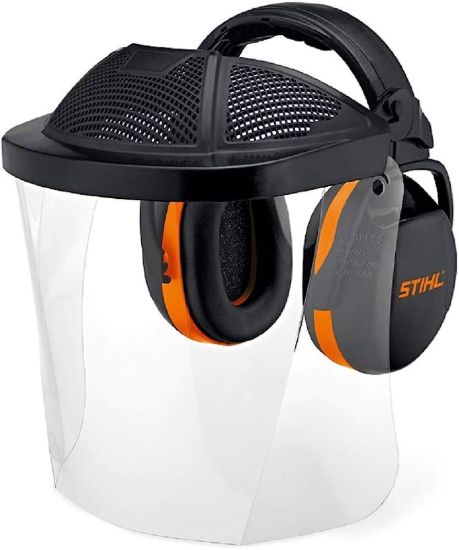 Visiera materiale sintetico con cuffie Stihl