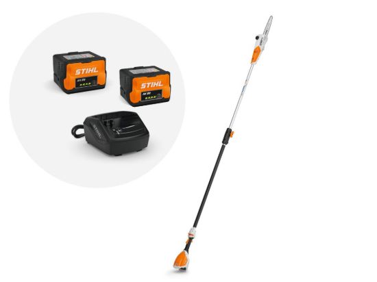 Potatore Stihl HTA 50 a batteria con 2 AK 20 e 1 AL 101