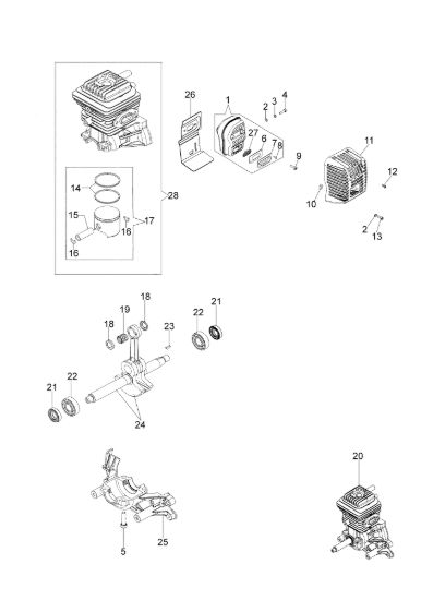 Picture of Motore WP 300 (Euro 2) Motopompa