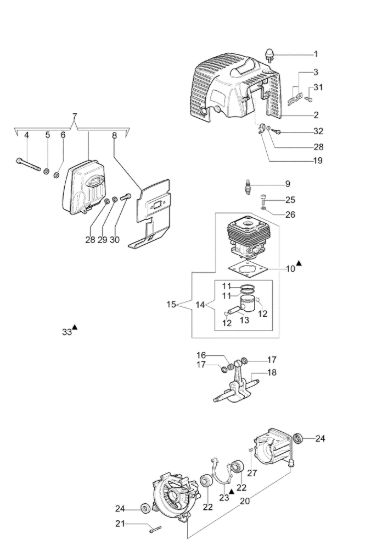 Picture of Motore SPARTA 440 BP (Euro2) Decespugliatore