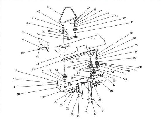 Picture of Piatto di taglio (2/2) OM 124J/22 H Cat.2011 Trattorino