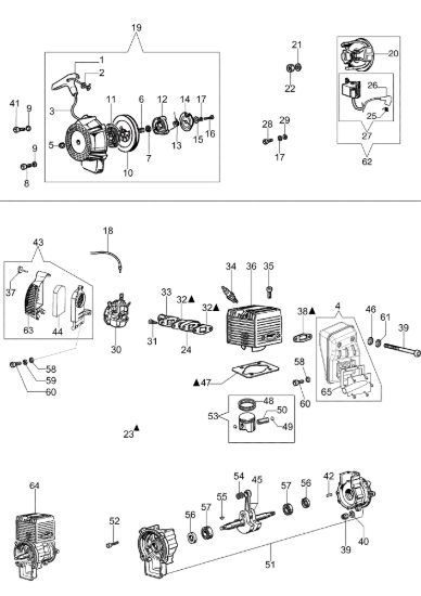 Picture of Avviamento e motore MB 800 (Euro 2) Atomizzatore