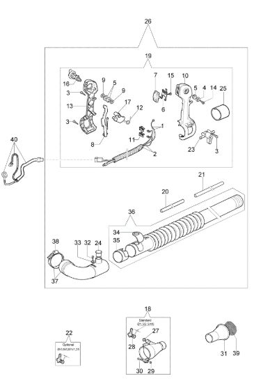Picture of Tubo di lancio MB 800 (Euro 2) Atomizzatore