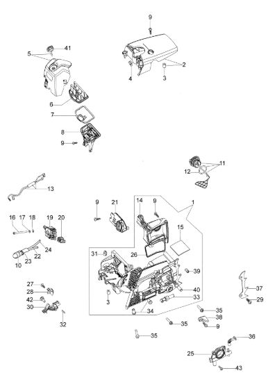 Picture of Basamento GS 44 (Euro 1) Motosega