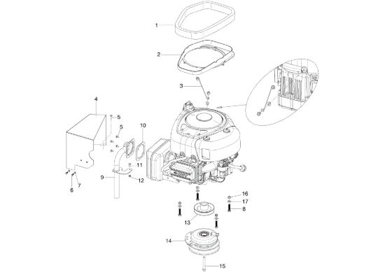 Picture of Motore e freno lama MISTRAL 72/13 H (4in1) e EURO 5 Trattorino