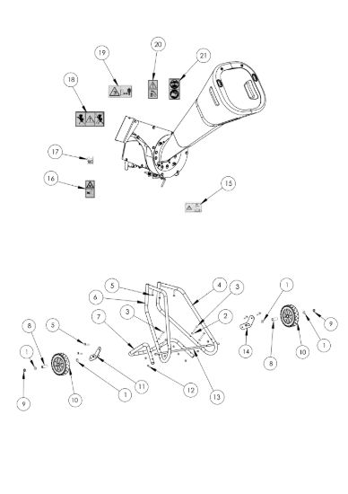 Picture of Esploso 1 SH 250 E Biotrituratore