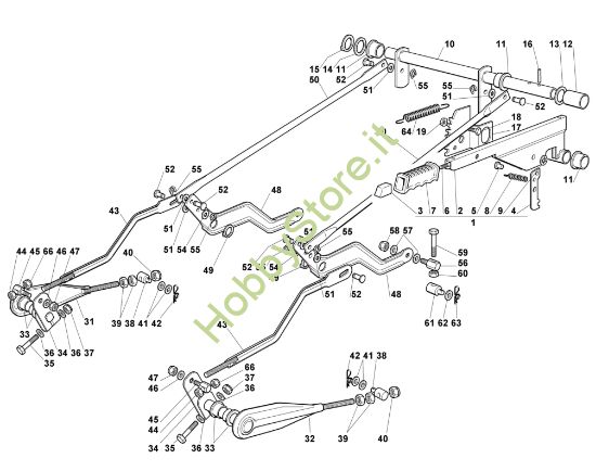 Picture of H - Sollevamento apparato di taglio MT 785