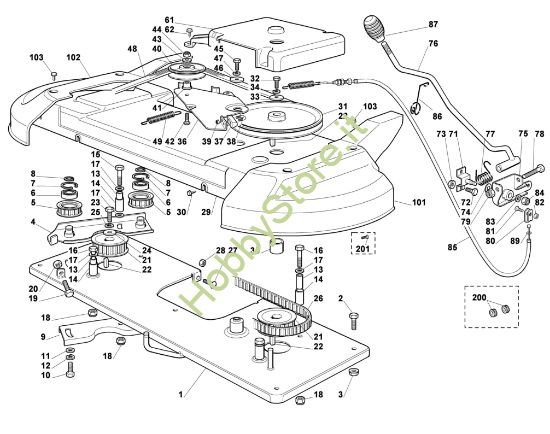 Picture of I - Apparato di taglio -1 MT 785 S