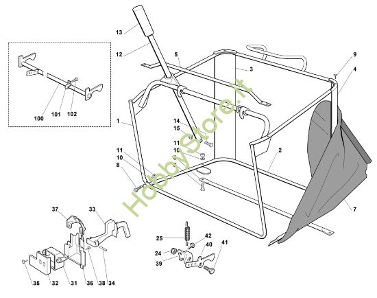 Picture of K - Cesto raccolta erba MT 785 S