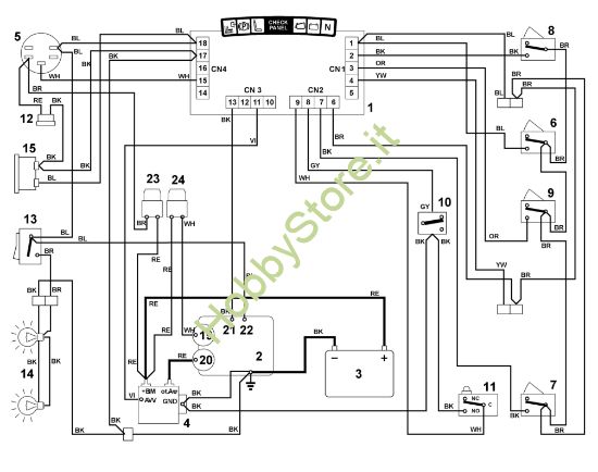 Picture of P - Schema elettrico MT 785 MT 785 S
