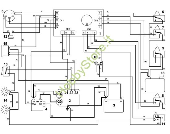 Picture of Q1 - Schema elettrico MT 785 S MT 785 S