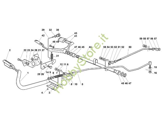 Picture of D - Freno e leva selettrice MT 795