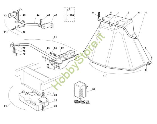 Picture of L - Parti accessorie MT 795