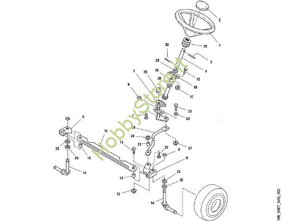 B - Sterzo MT MT 820 della marca Viking
