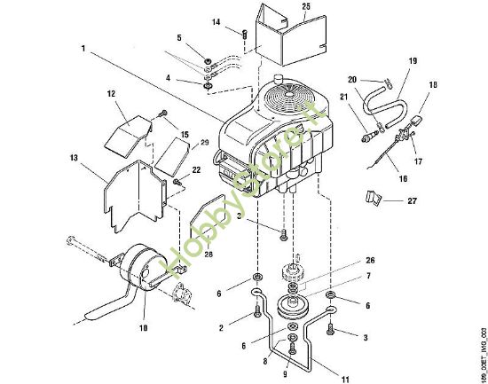 C - Motore MT MT 820 della marca Viking