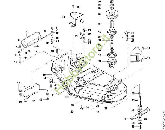 N - 44  - Apparato di taglio MT MT 830 della marca Viking
