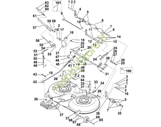 Picture of N - Sollevamento apparato di taglio MT 835