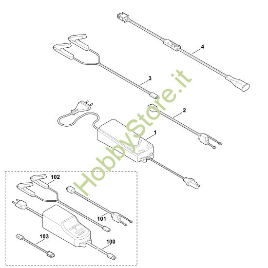 Picture of A - Carica-batterie ADL 012