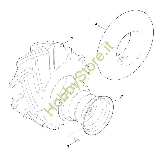 Picture of A - Pneumatici con profilo da trattore ART 020