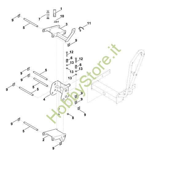 Picture of D - Telaio intermedio ASP 100.0