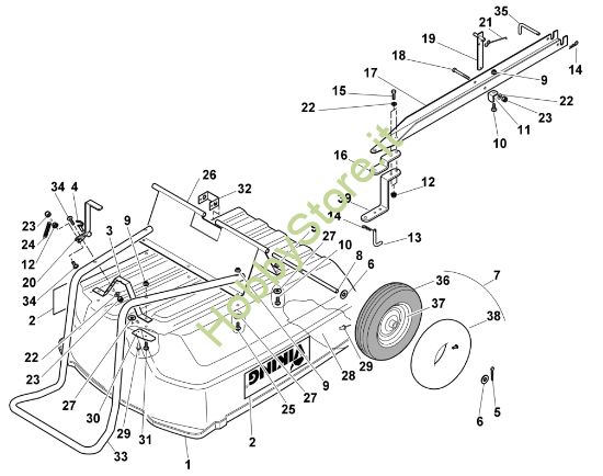 Picture of A - Rimorchio ribaltabile PICK UP 300