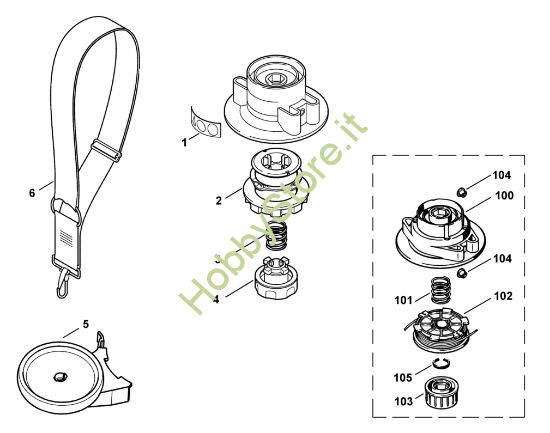 Picture of C - Testina falciante TE 1000