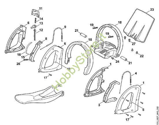 B - Elementi di comando HE HE 700 della marca Viking