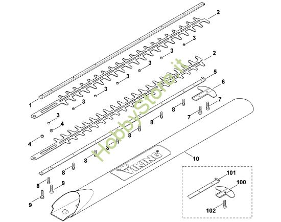 Picture of D - Sistema di taglio HE 715