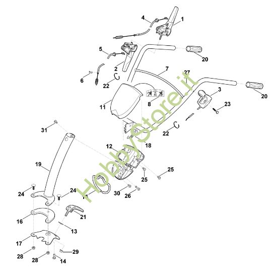 Picture of A - Manubrio HB 685.0