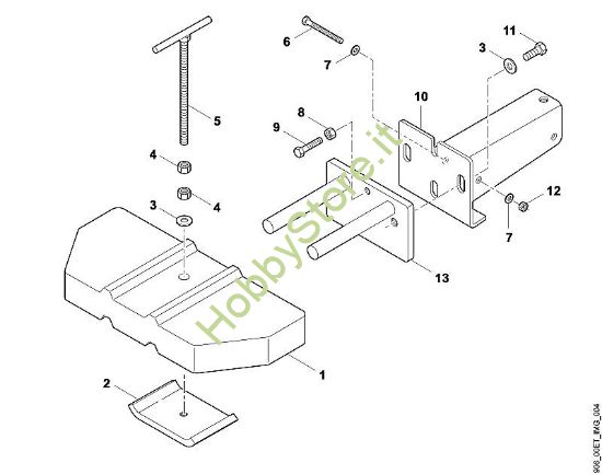 A - Peso frontale Parti accessorie ACP 600 della marca Viking