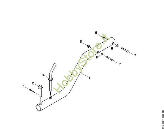 A - Supporto Parti accessorie AHS 100 della marca Viking
