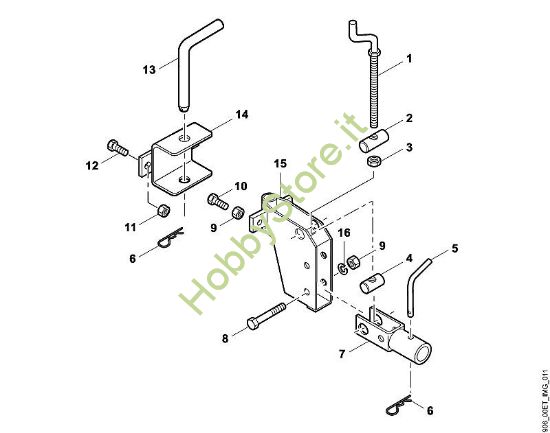 A - Elemento regolatore Parti accessorie AVK 600 della marca Viking