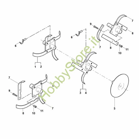 Picture of D - Set di zappatura VH 400