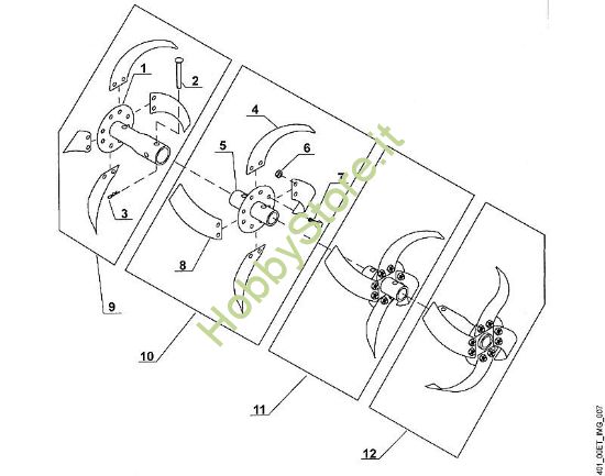 G - Set di zappatura VH VH 550 della marca Viking