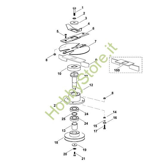 Picture of C - Gruppo lame GB 350